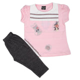 Girls Short Suit - Pink, Kids, Girls Sets And Suits, Chase Value, Chase Value