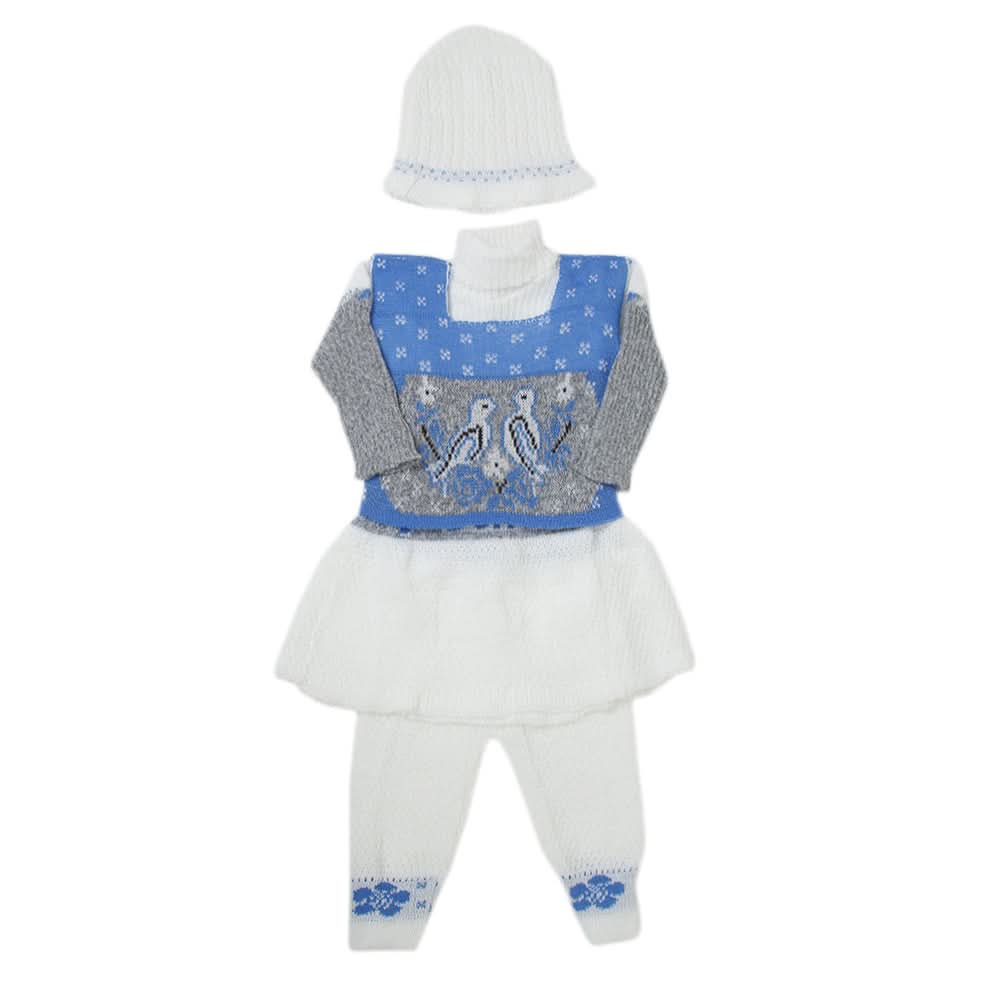 Newborn Girls Irani Suit - Royal Blue, Kids, NB Girls Sets And Suits, Chase Value, Chase Value