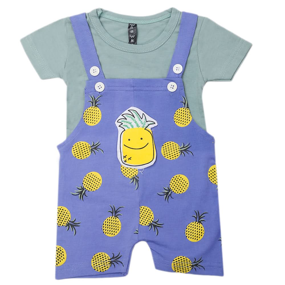 Newborn Boys Romper - Blue, Kids, Newborn Boys Rompers, Chase Value, Chase Value