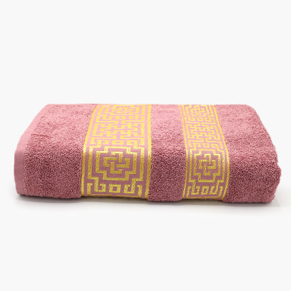 Bath Sheet Greek Border - Soft Mauve, Bath Towels, Chase Value, Chase Value
