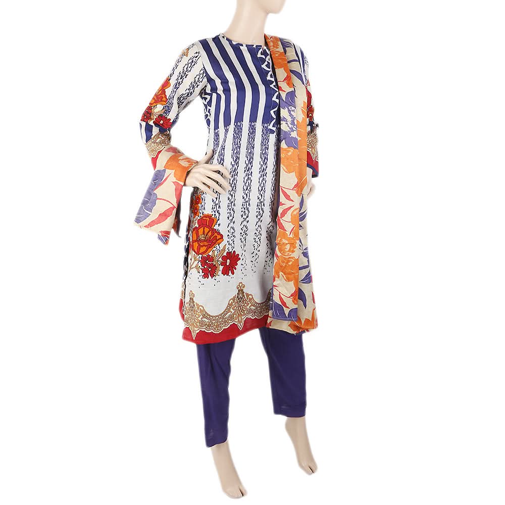Women's Shalwar Suit - Royal Blue-WNTR, Women's, Shalwar Suits, Chase Value, Chase Value