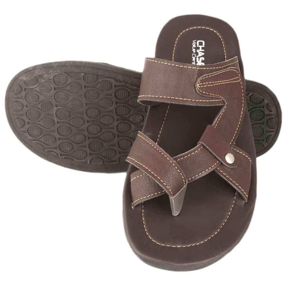 Men's Slippers (025) - Brown, Men, Slippers, Chase Value, Chase Value