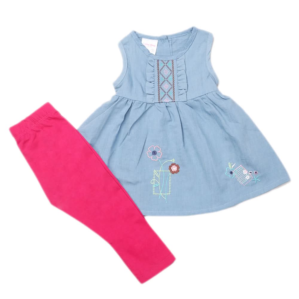 Newborn Girls Half Sleeves Suit - Dark Pink, Kids, Newborn Girls Sets And Suits, Chase Value, Chase Value