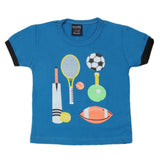 Boys Half Sleeves T-Shirt - Blue, Boys T-Shirts, Chase Value, Chase Value