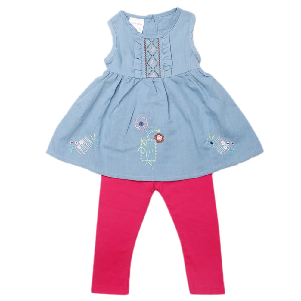 Newborn Girls Half Sleeves Suit - Dark Pink, Kids, Newborn Girls Sets And Suits, Chase Value, Chase Value
