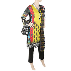 Women's Shalwar Suit - Yellow-WNTR, Women's, Shalwar Suits, Chase Value, Chase Value