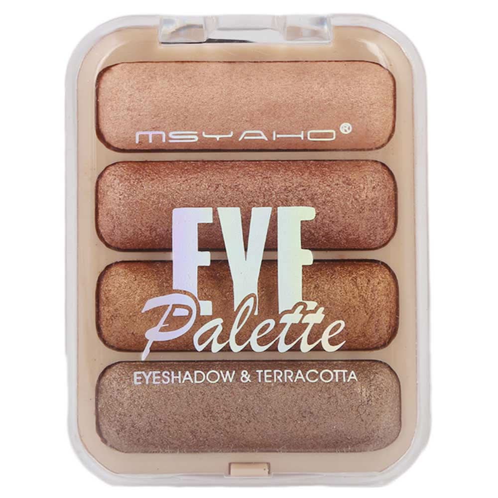 Msyaho Eye Palette Eye-Shadow & Terracotta 4 In 1 (YH693), Beauty & Personal Care, Eyeshadow, Chase Value, Chase Value