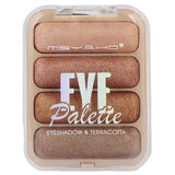 Msyaho Eye Palette Eye-Shadow & Terracotta 4 In 1 (YH693), Beauty & Personal Care, Eyeshadow, Chase Value, Chase Value