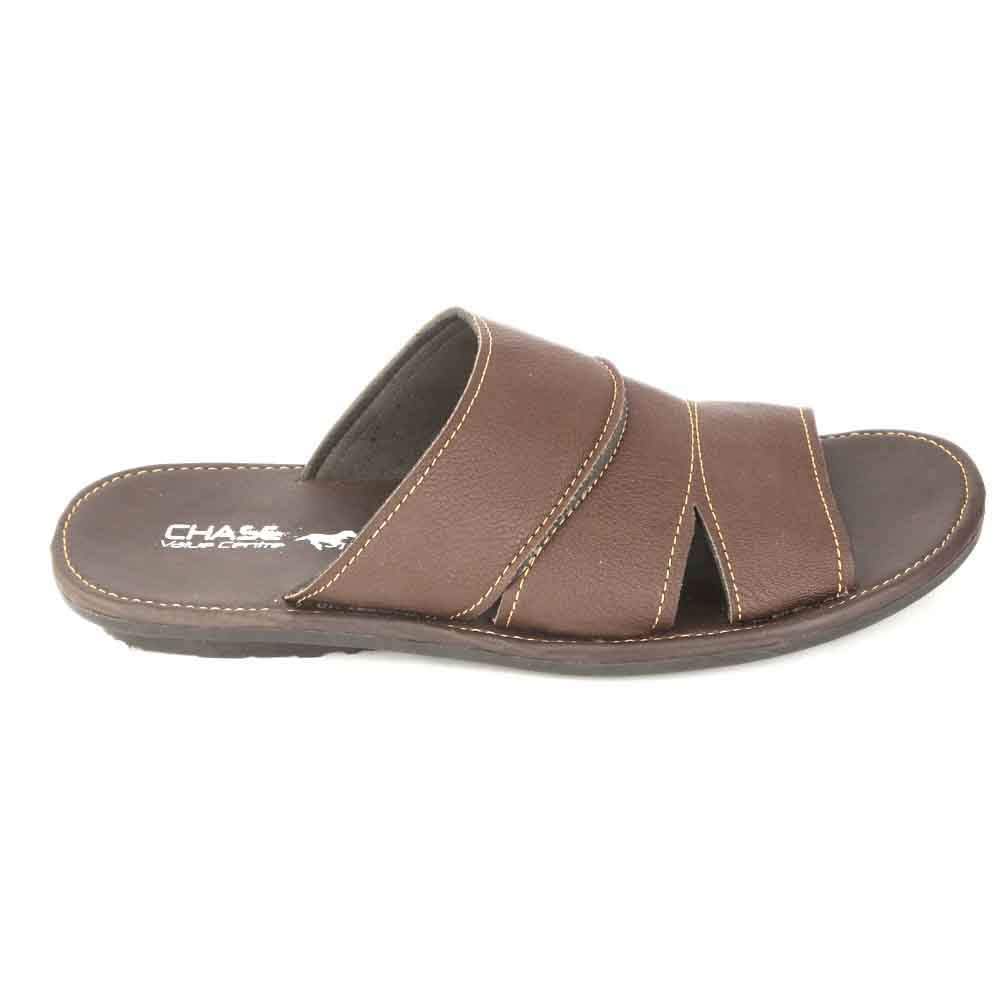 Men's Slippers (023) - Brown, Men, Slippers, Chase Value, Chase Value