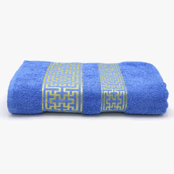 Bath Sheet Greek Border - Royal Blue, Bath Towels, Chase Value, Chase Value