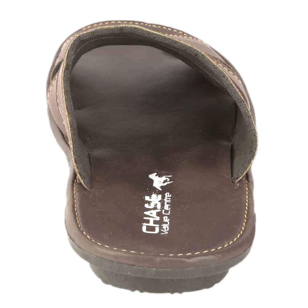 Men's Slippers (023) - Brown, Men, Slippers, Chase Value, Chase Value
