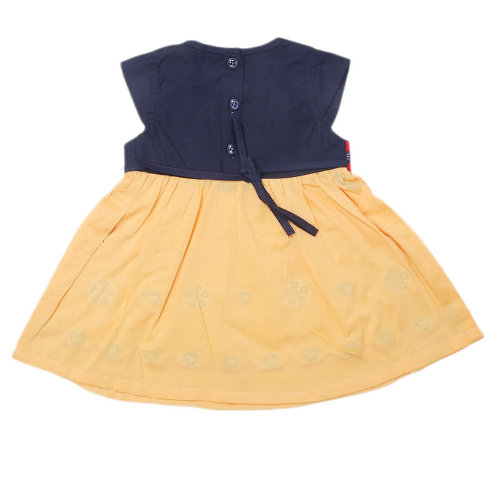 Newborn Girls Half Sleeves Suit - Mustard, Kids, Newborn Girls Sets And Suits, Chase Value, Chase Value