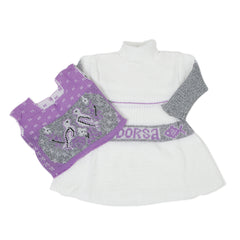 Newborn Girls Irani Suit - Purple, Kids, NB Girls Sets And Suits, Chase Value, Chase Value