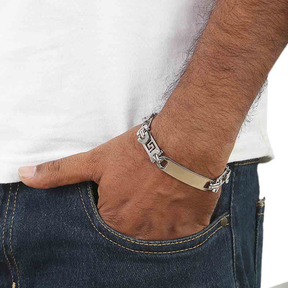 Men's Bracelet - Silver, Men, Jewellery, Chase Value, Chase Value