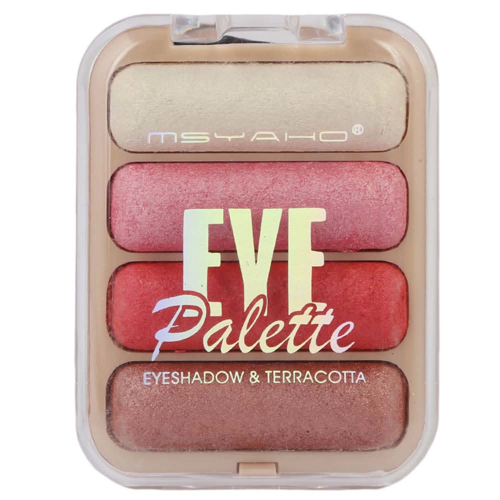 Msyaho Eye Palette Eye-Shadow & Terracotta 4 In 1 (YH693), Beauty & Personal Care, Eyeshadow, Chase Value, Chase Value
