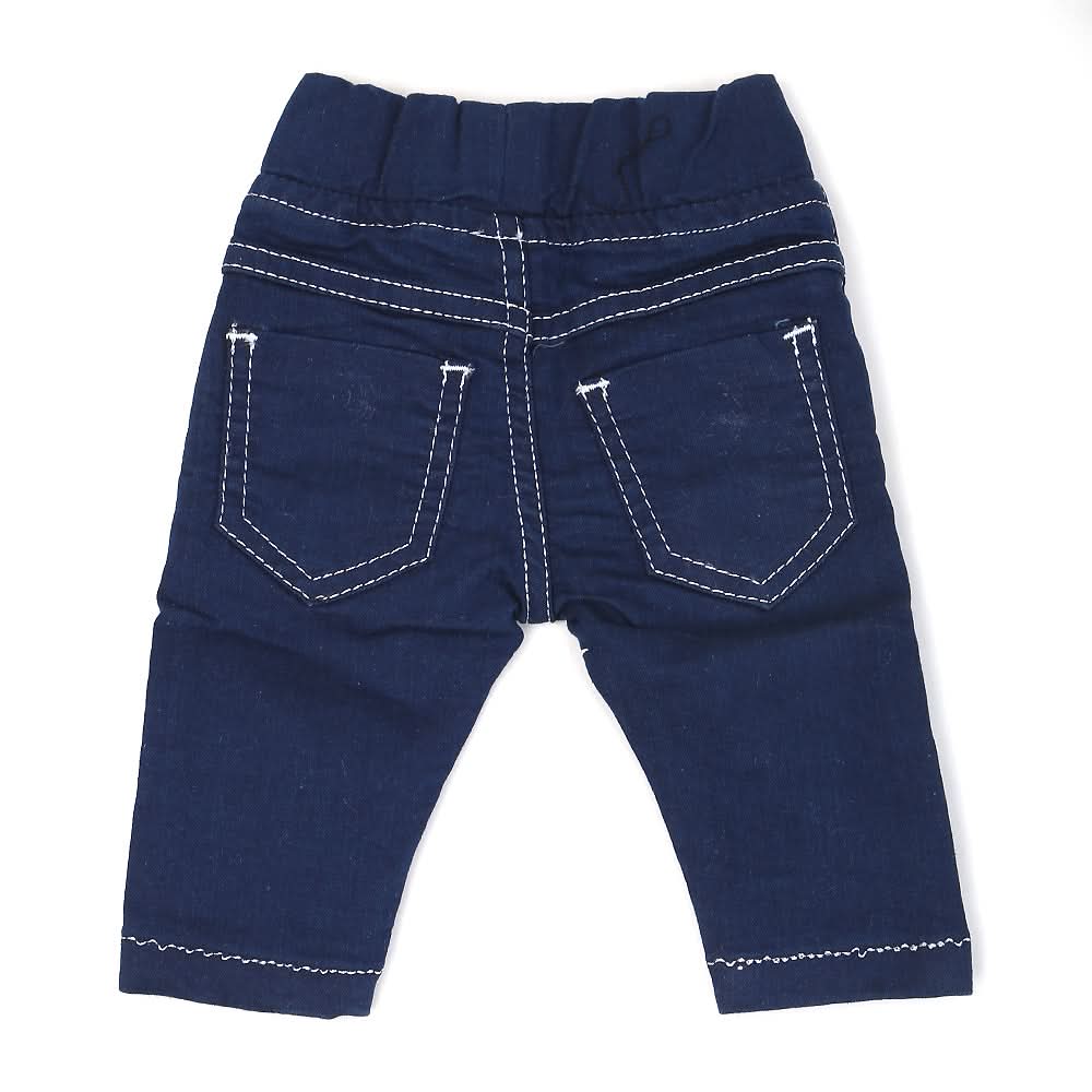 Newborn Boys Denim Pant - Dark Blue, Kids, NB Boys Shorts And Pants, Chase Value, Chase Value
