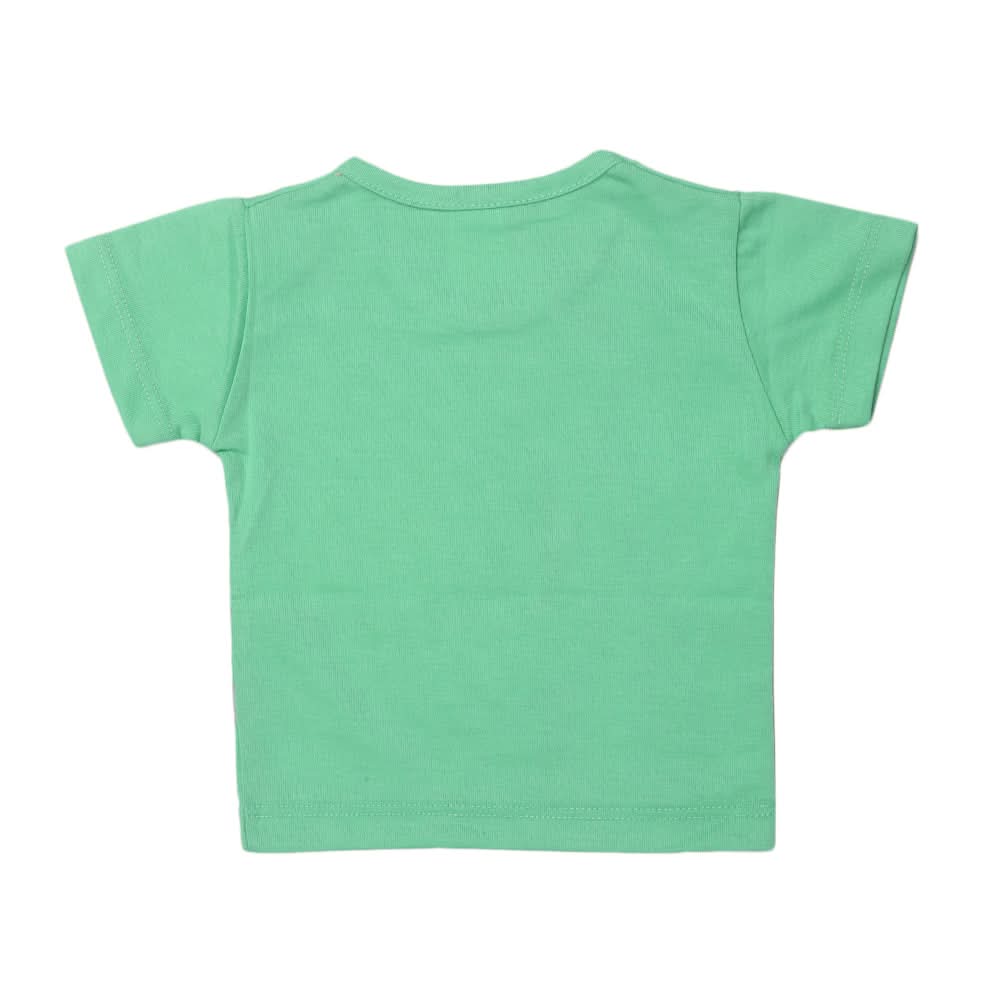 Newborn Boys Half Sleeves T-Shirt - Green, Kids, Newborn Boys Shirts And T-Shirts, Chase Value, Chase Value