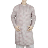 Men's Mashriq Slim Fit Printed Kurta - Brown, Men, Kurtas, Chase Value, Chase Value