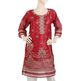 Women's Embroidered Masoori Kurti With Stone - Maroon, Women, Ready Kurtis, Chase Value, Chase Value