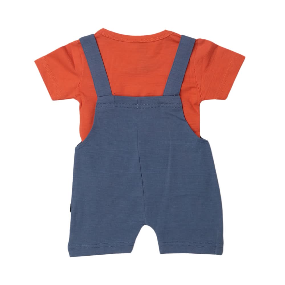 Newborn Boys Romper - Steel Blue, Kids, Newborn Boys Rompers, Chase Value, Chase Value