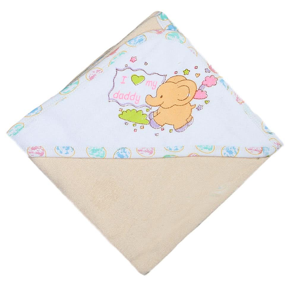 Newborn Baby Bath Towel -  Fawn, Kids, Bath Accessories, Chase Value, Chase Value