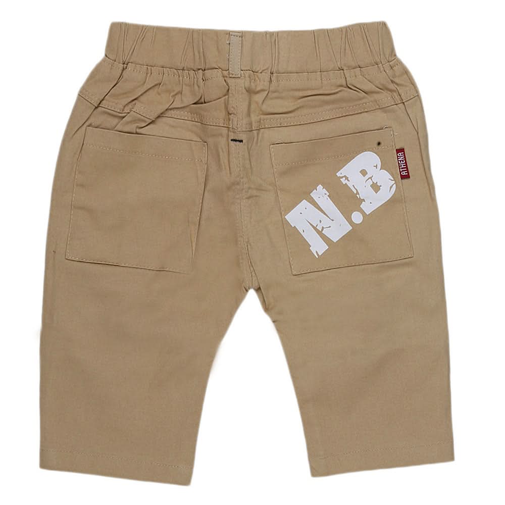 Boys Cotton Bermuda Short - Beige, Kids, Boys Shorts, Chase Value, Chase Value