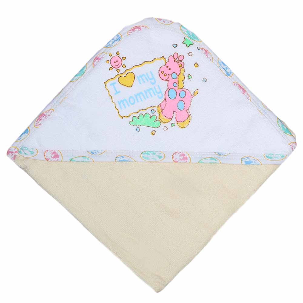 Newborn Baby Bath Towel - Fawn, Kids, Bath Accessories, Chase Value, Chase Value