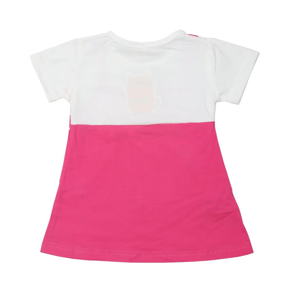Newborn Girls Half Sleeves Frock - Pink, Kids, Newborn Girls Frocks, Chase Value, Chase Value