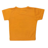Newborn Boys Half Sleeves T-Shirt - Mustard, Kids, Newborn Boys Shirts And T-Shirts, Chase Value, Chase Value
