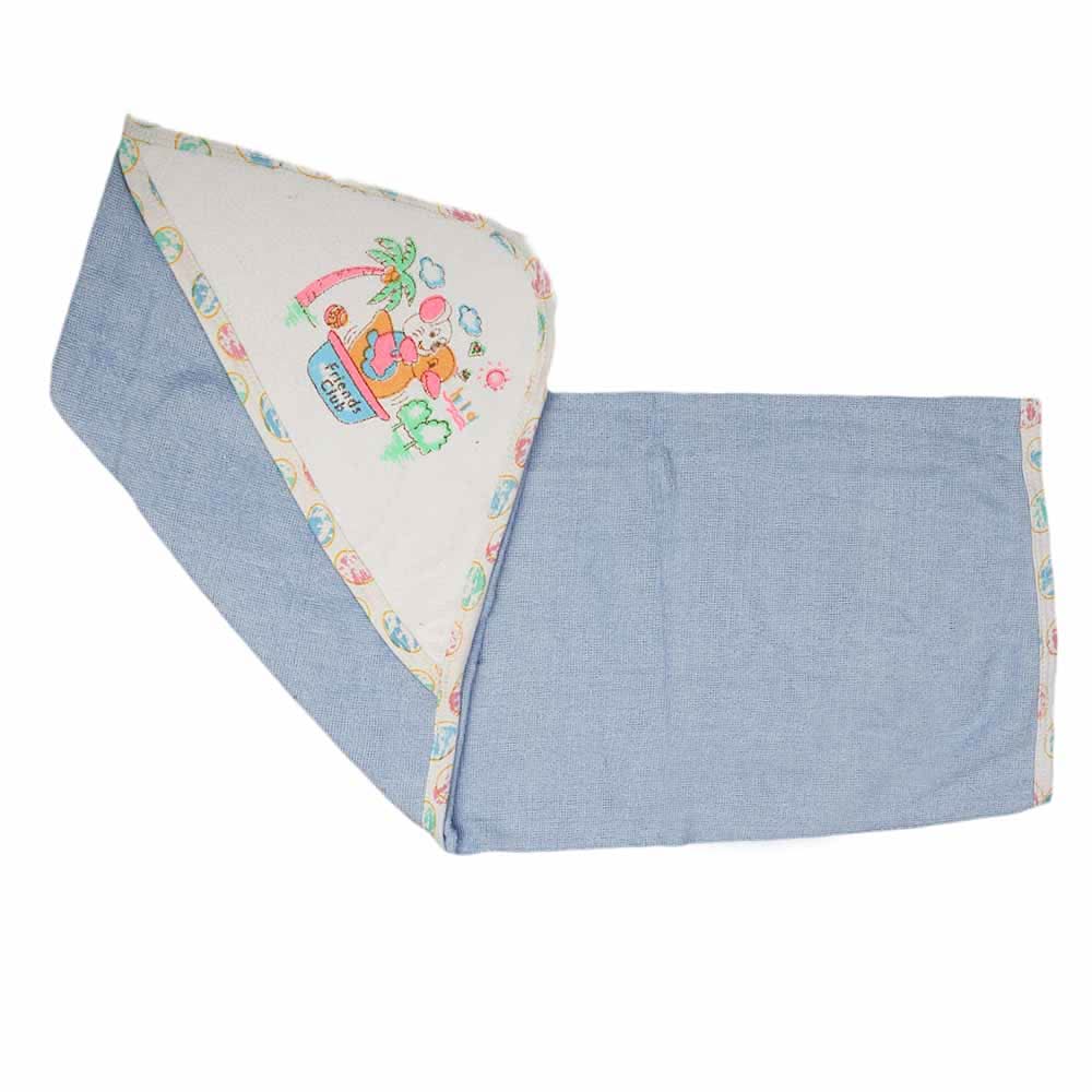 Newborn Baby Bath Towel - Blue, Kids, Bath Accessories, Chase Value, Chase Value