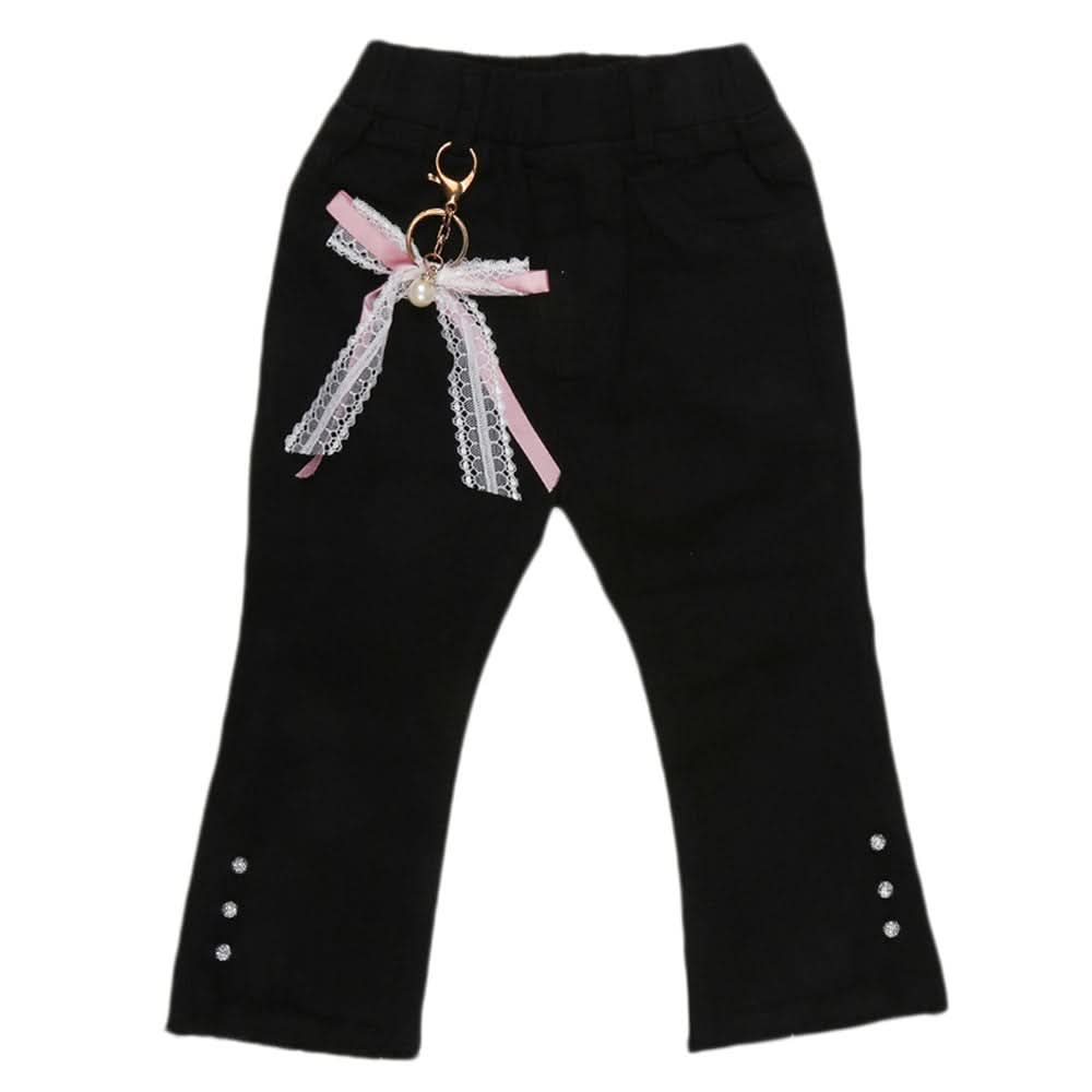 Girls Pant - Black, Kids, Pants And Capri, Chase Value, Chase Value
