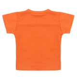 Newborn Boys Half Sleeves T-Shirt - Orange, Kids, Newborn Boys Shirts And T-Shirts, Chase Value, Chase Value