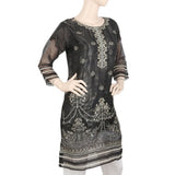 Women's Embroidered Masoori Kurti With Stone - Black, Women, Ready Kurtis, Chase Value, Chase Value