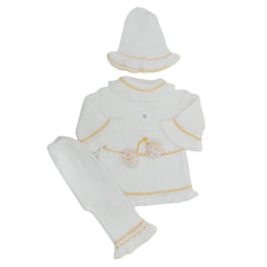 Newborn Girls Irani Suit - Yellow, Kids, NB Girls Sets And Suits, Chase Value, Chase Value