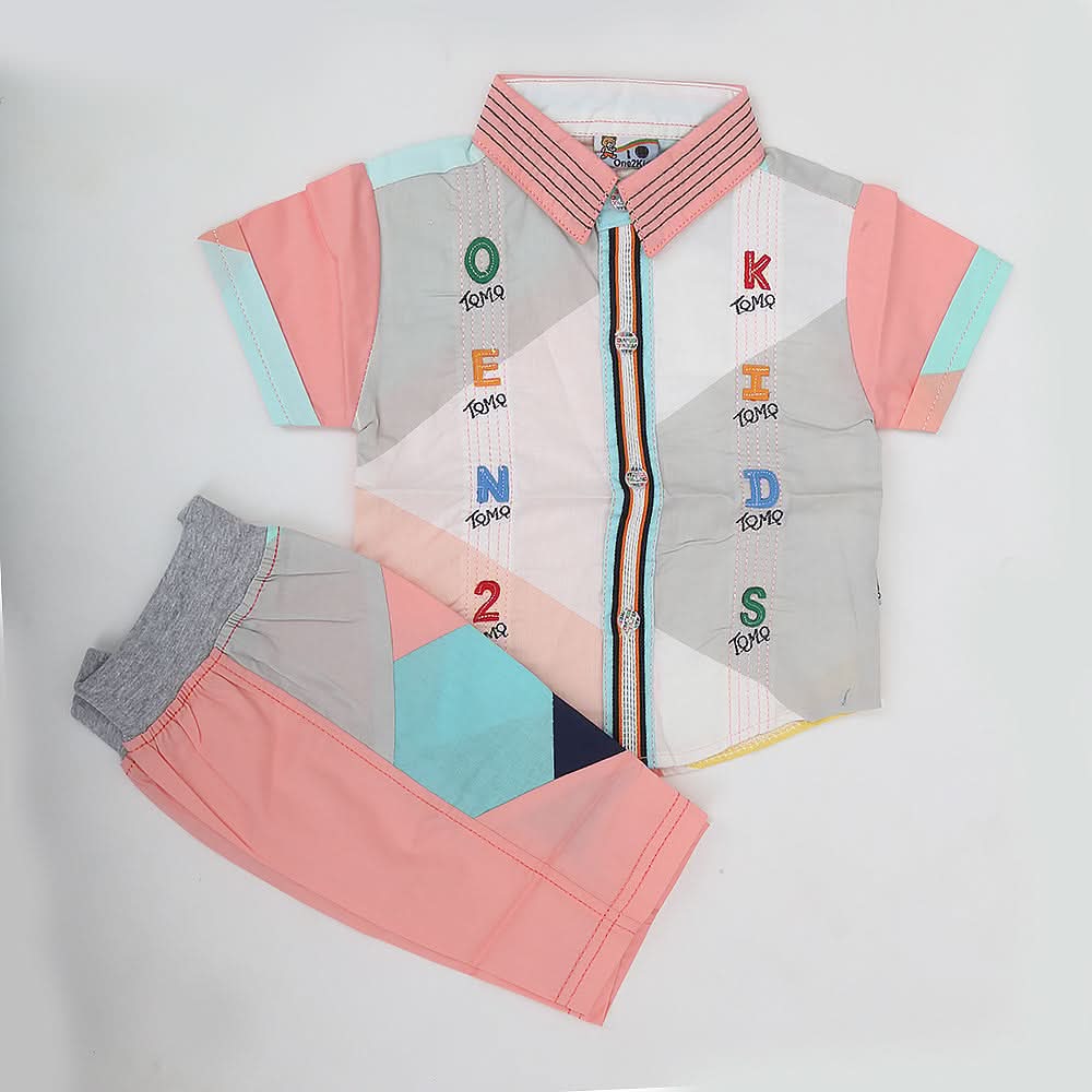 Newborn Boys Half Sleeves Suit - Multi, Kids, NB Boys Sets And Suits, Chase Value, Chase Value