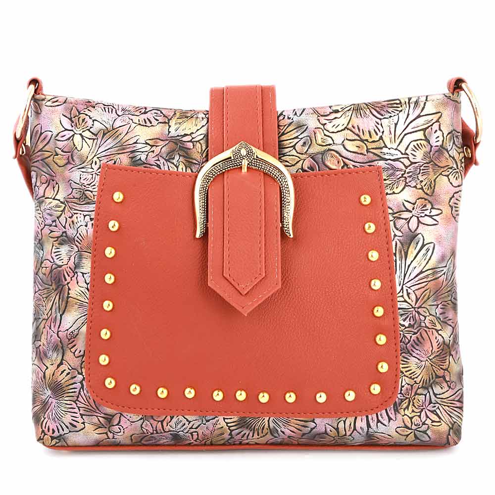 Women's Shoulder Bag (K-1121) - Rust, Women, Bags, Chase Value, Chase Value