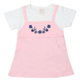 Newborn Girls Half Sleeves Frock - Light Pink, Kids, Newborn Girls Frocks, Chase Value, Chase Value