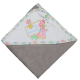 Newborn Baby Bath Towel -  Dark Grey, Kids, Bath Accessories, Chase Value, Chase Value