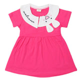 Newborn Girls Half Sleeves Frock - Pink, Kids, Newborn Girls Frocks, Chase Value, Chase Value