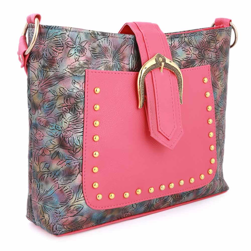 Women's Shoulder Bag (K-1121) - Pink, Women, Bags, Chase Value, Chase Value