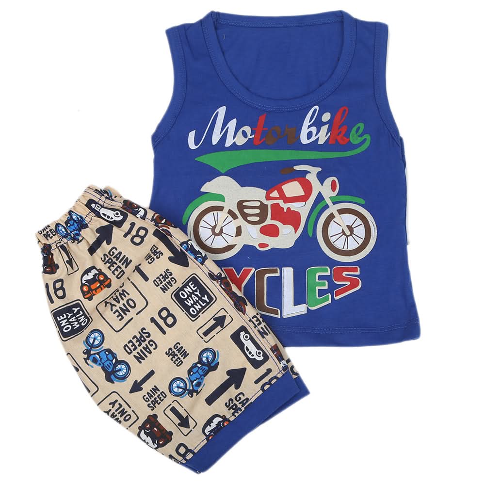 Boys Sando Suit - Blue, Kids, Boys Sets And Suits, Chase Value, Chase Value