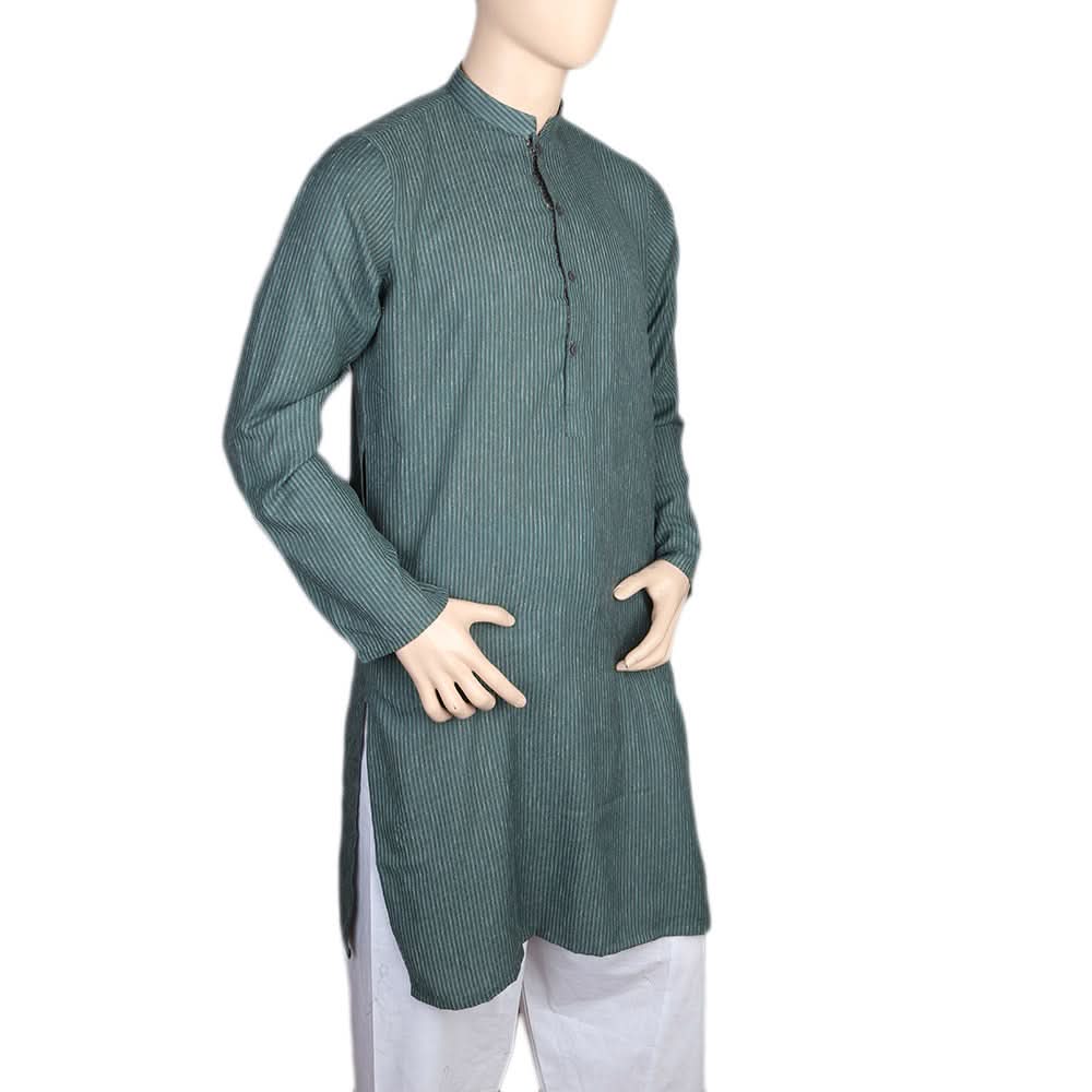 Mashriq Basic Kurta For Men - Sea Green, Men, Kurtas, Chase Value, Chase Value