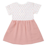 Newborn Girls Half Sleeves Frock - Pink, Kids, Newborn Girls Frocks, Chase Value, Chase Value