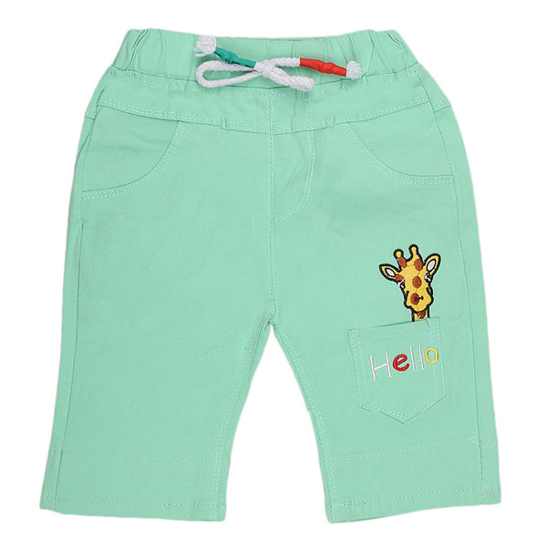 Boys Cotton Bermuda Short - Light Green, Kids, Boys Shorts, Chase Value, Chase Value