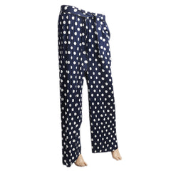 Women's Printed Trouser - Dark Blue, Women Pants & Tights, Chase Value, Chase Value