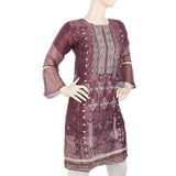 Women's Embroidered Masoori Kurti - Purple, Women, Ready Kurtis, Chase Value, Chase Value