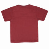 Boys Half Sleeves T-Shirt - Maroon, Boys T-Shirts, Chase Value, Chase Value