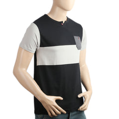 Men's Half Sleeves T-Shirt - Black, Men, T-Shirts And Polos, Chase Value, Chase Value
