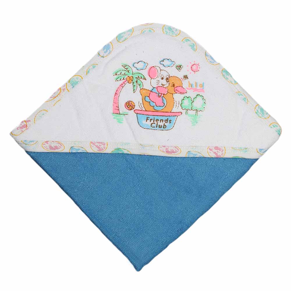 Newborn Baby Bath Towel - Royal Blue, Kids, Bath Accessories, Chase Value, Chase Value
