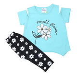 Newborn Girls Half Sleeves Suit - Cyan, Kids, Newborn Girls Sets And Suits, Chase Value, Chase Value